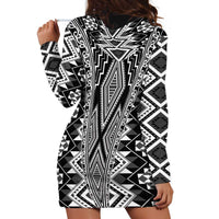Aotearoa Tukutuku and Poutama Motif Classic Hoodie Dress