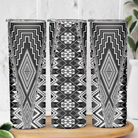 Aotearoa Tukutuku and Poutama Motif Classic Skinny Tumbler