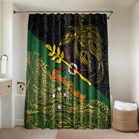 Chimpu Province Papua New Guinea Bathroom Set Bird-of-paradise Art Tattoo and Melanesian Motifs - Polynesian Pride