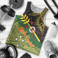 Personalized Chimpu Province Papua New Guinea Men Tank Top Bird-of-paradise Art Tattoo and Melanesian Motifs - Polynesian Pride