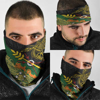 Chimpu Province Papua New Guinea Neck Gaiter Bird-of-paradise Art Tattoo and Melanesian Motifs - Polynesian Pride