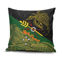 Chimpu Province Papua New Guinea Pillow Cover Bird-of-paradise Art Tattoo and Melanesian Motifs - Polynesian Pride