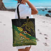 Chimpu Province Papua New Guinea Tote Bag Bird-of-paradise Art Tattoo and Melanesian Motifs - Polynesian Pride