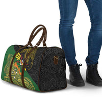 Chimpu Province Papua New Guinea Travel Bag Bird-of-paradise Art Tattoo and Melanesian Motifs - Polynesian Pride