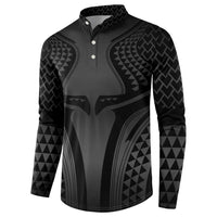 Hawaiian Kakau Art Tattoos Aquaman Style Button Sweatshirt Special Edition LT03 - Polynesian Pride