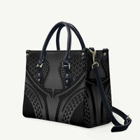 Hawaiian Kakau Art Tattoos Aquaman Style Leather Bag Special Edition LT03 Black - Polynesian Pride