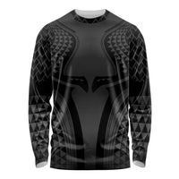 Hawaiian Kakau Art Tattoos Aquaman Style Long Sleeve Shirt Special Edition LT03 Unisex Black - Polynesian Pride