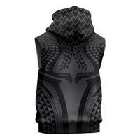 Hawaiian Kakau Art Tattoos Aquaman Style Sleeveless Zip Hoodie Special Edition LT03 - Polynesian Pride