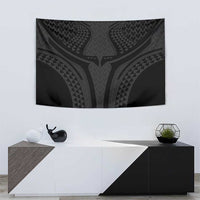 Hawaiian Kakau Art Tattoos Aquaman Style Tapestry Black Version LT03 - Polynesian Pride
