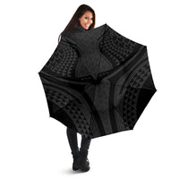 Hawaiian Kakau Art Tattoos Aquaman Style Umbrella Black Version LT03 - Polynesian Pride