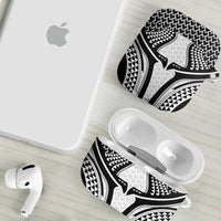 Hawaiian Kakau Art Tattoos Aquaman Style AirPods Case White Version LT03 - Polynesian Pride