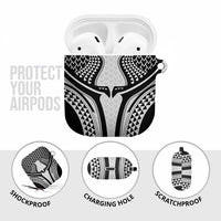 Hawaiian Kakau Art Tattoos Aquaman Style AirPods Case White Version LT03 - Polynesian Pride