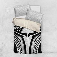 Hawaiian Kakau Art Tattoos Aquaman Style Bedding Set White Version - Polynesian Pride