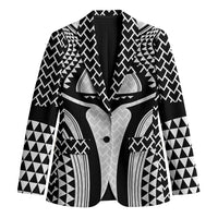 Hawaiian Kakau Art Tattoos Aquaman Style Blazer White Version - Polynesian Pride