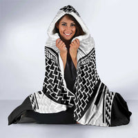 Hawaiian Kakau Art Tattoos Aquaman Style Hooded Blanket White Version LT03 - Polynesian Pride