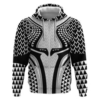 Hawaiian Kakau Art Tattoos Aquaman Style Hoodie White Version - Polynesian Pride
