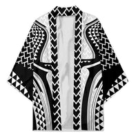 Hawaiian Kakau Art Tattoos Aquaman Style Kimono White Version - Polynesian Pride