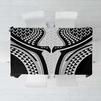 Hawaiian Kakau Art Tattoos Aquaman Style Tablecloth White Version - Polynesian Pride