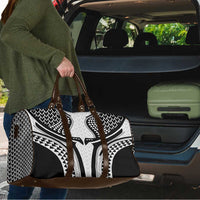 Hawaiian Kakau Art Tattoos Aquaman Style Travel Bag White Version LT03 - Polynesian Pride