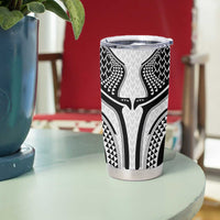 Hawaiian Kakau Art Tattoos Aquaman Style Tumbler Cup White Version - Polynesian Pride
