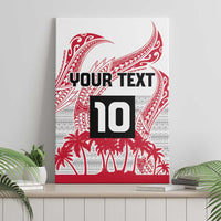 Cook Islands Marathon 2025-Pursuit in Paradise Canvas Wall Art Red Color