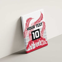 Cook Islands Marathon 2025-Pursuit in Paradise Canvas Wall Art Red Color