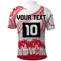 Cook Islands Marathon 2025-Pursuit in Paradise Polo Shirt Red Color