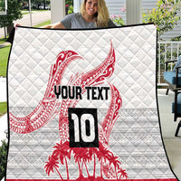Cook Islands Marathon 2025-Pursuit in Paradise Quilt Red Color LT03 Red - Polynesian Pride