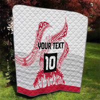 Cook Islands Marathon 2025-Pursuit in Paradise Quilt Red Color LT03 - Polynesian Pride