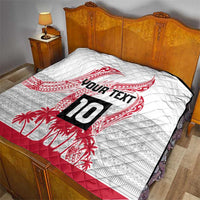 Cook Islands Marathon 2025-Pursuit in Paradise Quilt Red Color LT03 - Polynesian Pride