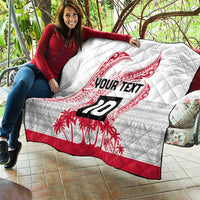 Cook Islands Marathon 2025-Pursuit in Paradise Quilt Red Color LT03 - Polynesian Pride