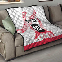 Cook Islands Marathon 2025-Pursuit in Paradise Quilt Red Color LT03 - Polynesian Pride