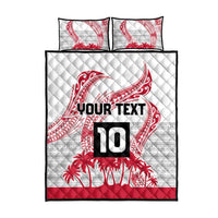 Cook Islands Marathon 2025-Pursuit in Paradise Quilt Bed Set Red Color