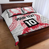 Cook Islands Marathon 2025-Pursuit in Paradise Quilt Bed Set Red Color
