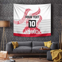 Cook Islands Marathon 2025-Pursuit in Paradise Tapestry Red Color LT03 Red - Polynesian Pride