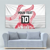 Cook Islands Marathon 2025-Pursuit in Paradise Tapestry Red Color LT03 - Polynesian Pride