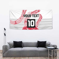 Cook Islands Marathon 2025-Pursuit in Paradise Tapestry Red Color LT03 - Polynesian Pride