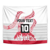 Cook Islands Marathon 2025-Pursuit in Paradise Tapestry Red Color LT03 - Polynesian Pride