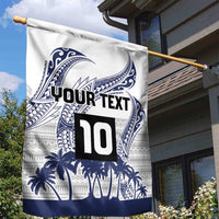 Cook Islands Marathon 2025-Pursuit in Paradise Garden Flag Blue Color