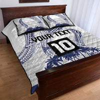 Cook Islands Marathon 2025-Pursuit in Paradise Quilt Bed Set Blue Color