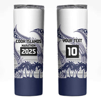 Cook Islands Marathon 2025-Pursuit in Paradise Skinny Tumbler Blue Color