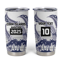 Cook Islands Marathon 2025-Pursuit in Paradise Tumbler Cup Blue Color