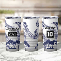 Cook Islands Marathon 2025-Pursuit in Paradise Tumbler Cup Blue Color