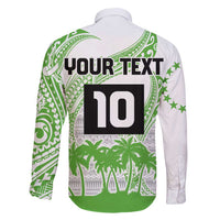 Cook Islands Marathon 2025-Pursuit in Paradise Family Matching Tank Maxi Dress and Hawaiian Shirt Green Color