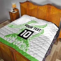Cook Islands Marathon 2025-Pursuit in Paradise Quilt Green Color LT03 - Polynesian Pride