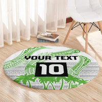 Cook Islands Marathon 2025-Pursuit in Paradise Round Carpet Green Color LT03 - Polynesian Pride