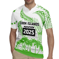 Cook Islands Marathon 2025-Pursuit in Paradise Rugby Jersey Green Color
