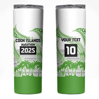 Cook Islands Marathon 2025-Pursuit in Paradise Skinny Tumbler Green Color