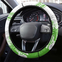 Cook Islands Marathon 2025-Pursuit in Paradise Steering Wheel Cover Green Color