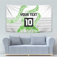 Cook Islands Marathon 2025-Pursuit in Paradise Tapestry Green Color LT03 - Polynesian Pride